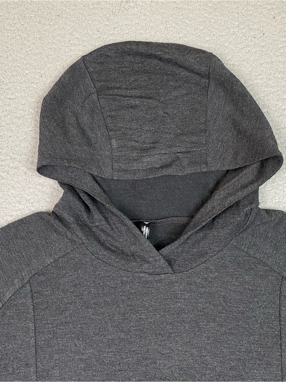 Kuhl Stretch Hoodie Women's Size M Gray Pullover Outdoor Hiking Sweatshirt EUC - Picture 4 of 11